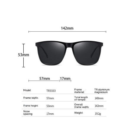 Sunglasses,Retro Polarized Sunglasses for Men UV400 Protection Classic Square Sun Glasses