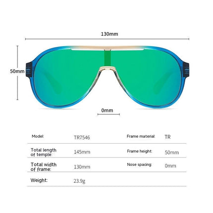 Sunglasses for Men and Women Oversized Sports Sunglasses Outdoor Glasses UV Protection