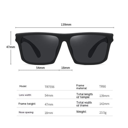 UV400 Protection Classic Square Sun Glasses Sunglasses for Men's Polarized Driving Sunglasses