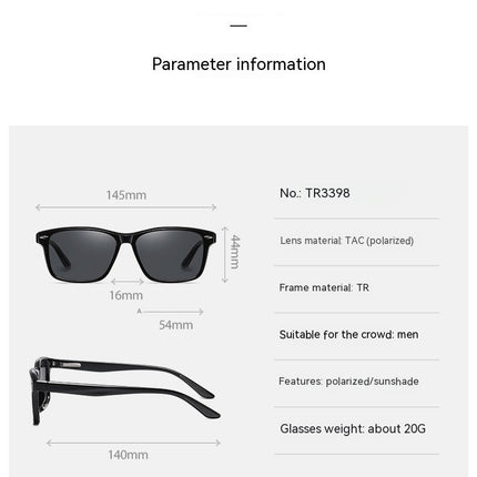 UV400 Protection Classic Sun Glasses Polarized Driving Sunglasses Unisex Square Sunglasses