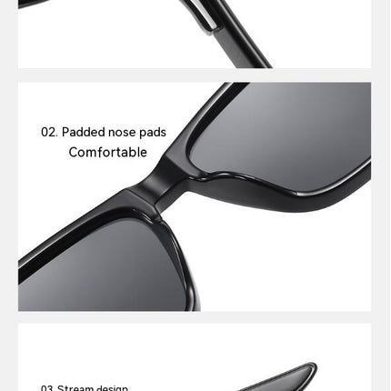 UV400 Protection Classic Sun Glasses Polarized Driving Sunglasses Unisex Square Sunglasses