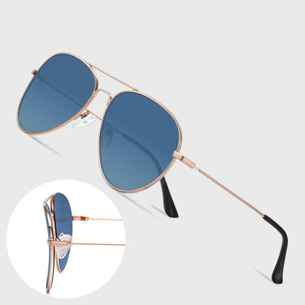 Polarized Aviator Sunglasses for Men and Women, Metal Frame Sun glasses with UV Protection