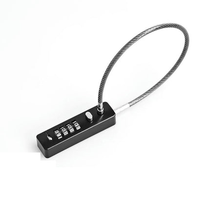 Luggage Locks, Travel Cable Lock Retractable Cable Lock, Security Password Lock Steel Cable