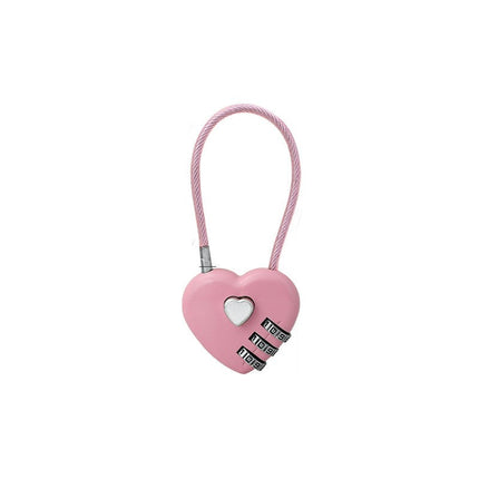 Luggage Locks, Travel Cable Lock Retractable Cable Lock, Security Password Lock Steel Cable