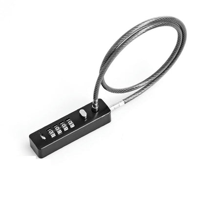 Luggage Locks, Travel Cable Lock Retractable Cable Lock, Security Password Lock Steel Cable