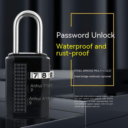 Luggage Locks Digit Combination Padlock Travel Resettable Code Lock Locks for Suitcase Travel Bag Locker