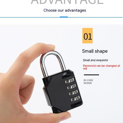 Luggage Locks Digit Combination Padlock Travel Resettable Code Lock Locks for Suitcase Travel Bag Locker