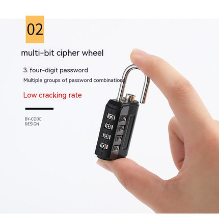 Luggage Locks Digit Combination Padlock Travel Resettable Code Lock Locks for Suitcase Travel Bag Locker