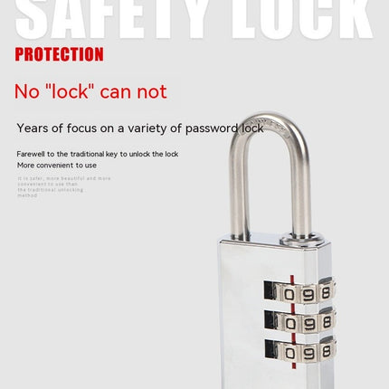 Combination Lock, Digit Combination Padlocks, Metal Padlock Luggage Lock Cabinet Lock