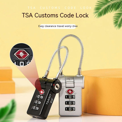 TSA Luggage Locks - Digit Combination Padlocks - Approved Travel Lock for Suitcases & Baggage