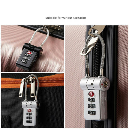 TSA Luggage Locks - Digit Combination Padlocks - Approved Travel Lock for Suitcases & Baggage