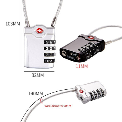 Luggage Locks, 2 Packs Suitcase Lock, Security Combination Padlocks Code Lock for Travel