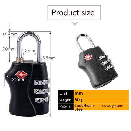 Luggage Locks,Luggage Locks Combination Padlock for Travel Bag, Suitcase Locker Backpack