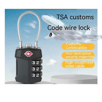 TSA Luggage Locks, Security Padlock, Combination Padlocks, Code Lock for Travel Suitcases Luggage Bag