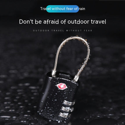 TSA Customs Combination Lock Travel Alloy Suitcase Padlock TSA Luggage Locks for Travel Bag, Suitcase