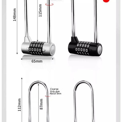 Luggage Locks Travel Locks Wire Combination Lock Padlock Suitable for Travel Luggage Suitcase