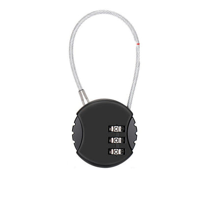 Luggage Locks Travel Locks Wire Combination Lock Padlock Suitable for Travel Luggage Suitcase