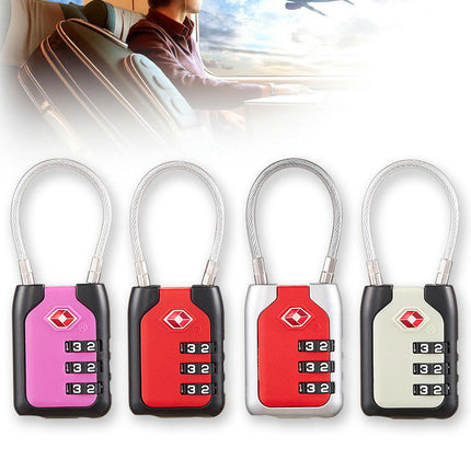 TSA Luggage Locks, Waterproof Luggage Lock Padlock Digit Padlocks Travel Lock for Suitcases