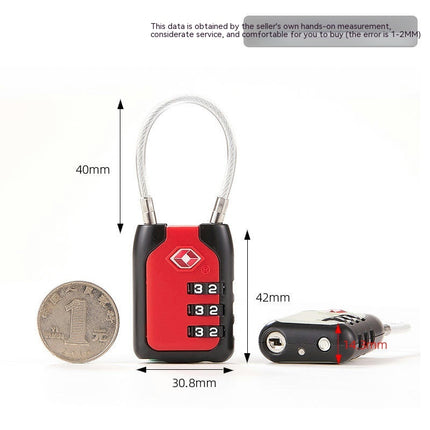 TSA Luggage Locks, Waterproof Luggage Lock Padlock Digit Padlocks Travel Lock for Suitcases