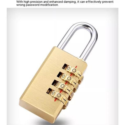 Mini Luggage Password Lock Customs Luggage Locker Small Password Runner Padlock Brass Code Locks