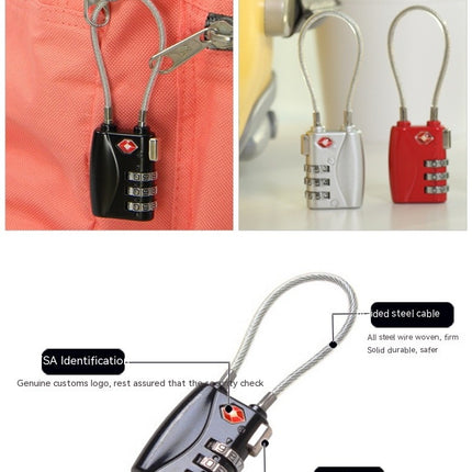 Luggage Lock TSA Approved Luggage Travel Lock Combination Lock for Suitcases, Bags Lockers