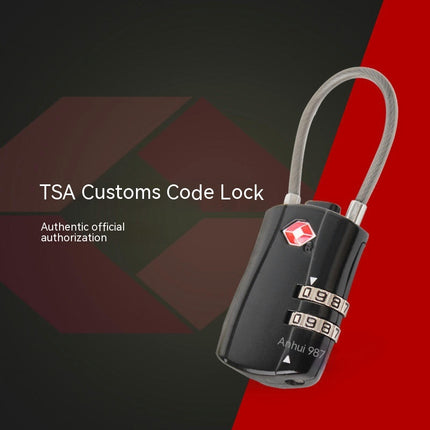 TSA Customs Lock Backpack Suitcase Wire Lock Luggage Locks, Combination Locks for Luggage