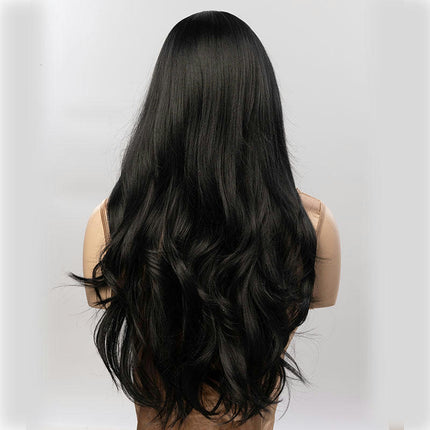 Charming Women's Long Curly Full Hair Wig Long Wavy Wigs for Women Wigs with Bangs