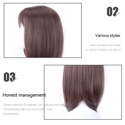 Hair Wigs Synthetic Wigs for Women Short Straight Bob Hair Wig with Bangs Short Hairstyles