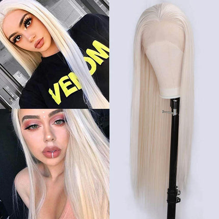 Long Straight Hair Lace Front Wigs Natural Straight Lace Wigs with Synthetic Lace Front Wigs for Women