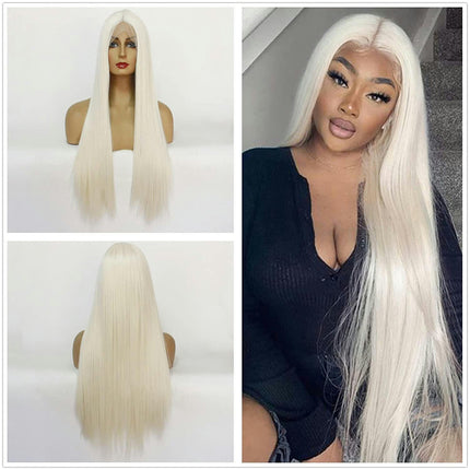 Long Straight Hair Lace Front Wigs Natural Straight Lace Wigs with Synthetic Lace Front Wigs for Women