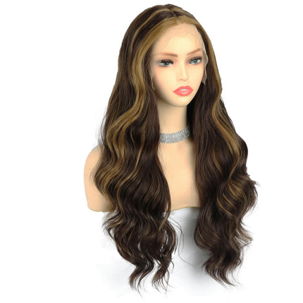 Long Waves Hair Lace Front Wigs Natural Lace Wigs with Synthetic Lace Front Wigs for Women