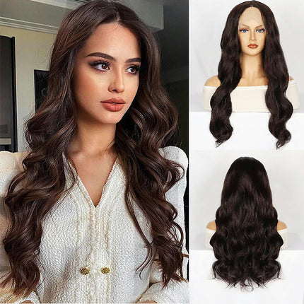 Long Waves Hair Lace Front Wigs Natural Lace Wigs with Synthetic Lace Front Wigs for Women