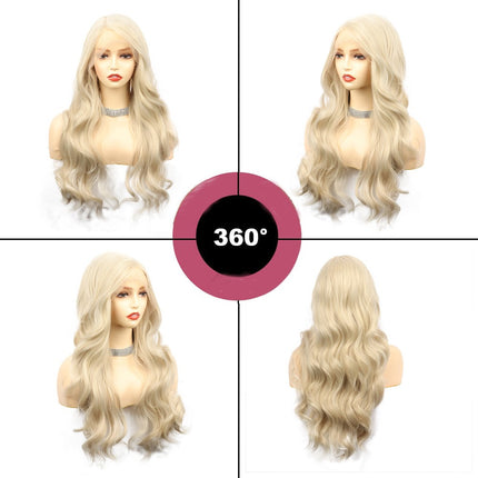 Long Waves Hair Lace Front Wigs Natural Lace Wigs with Synthetic Lace Front Wigs for Women