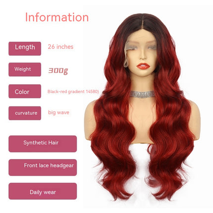 Long Waves Hair Lace Front Wigs Natural Lace Wigs with Synthetic Lace Front Wigs for Women