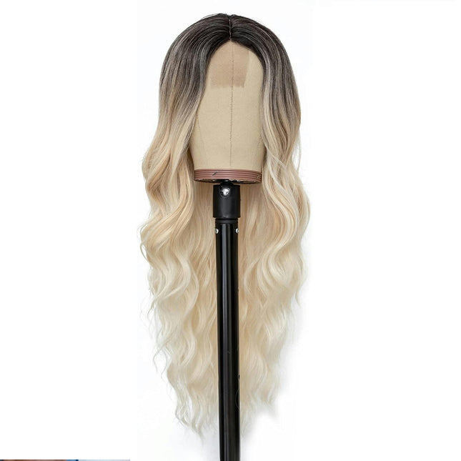 Wavy Long Curly Wigs for Women's Long Hair Lace Front Wigs, Wigs with Synthetic Wigs for Women