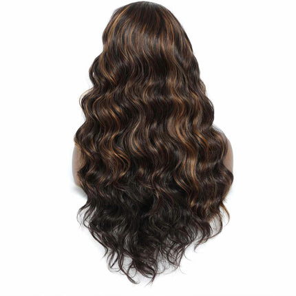 Wavy Long Curly Wigs for Women's Long Hair Lace Front Wigs, Wigs with Synthetic Wigs for Women