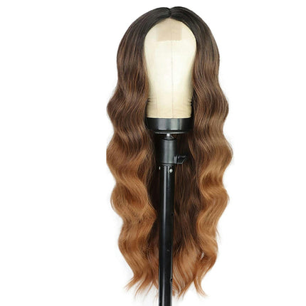 Wavy Long Curly Wigs for Women's Long Hair Lace Front Wigs, Wigs with Synthetic Wigs for Women