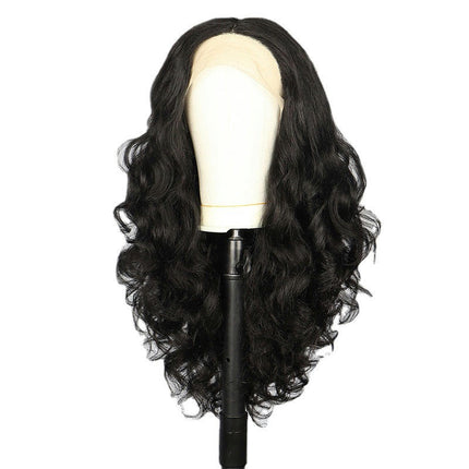 Long Wavy Wig for Women long Hair Lace Front Wigs, Wigs with Synthetic Wigs for Women Natural Fluffy