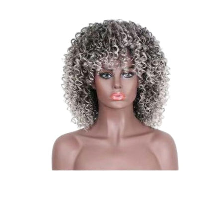 Short Kinky Curly Wig Synthetic Afro Curly Hair Wigs for Black Woman Wig for Daily Natural Wigs