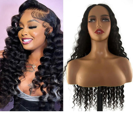 Curly Lace Front Wig Human Hair Deep Wave Wigs for Women HD Lace Front Wigs Human Hair with Hair Natural