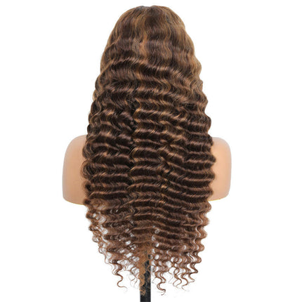 Deep Wave Lace Front Wigs Human Hair HD Lace Curly Wigs for Women with Curly Wig Human Hair