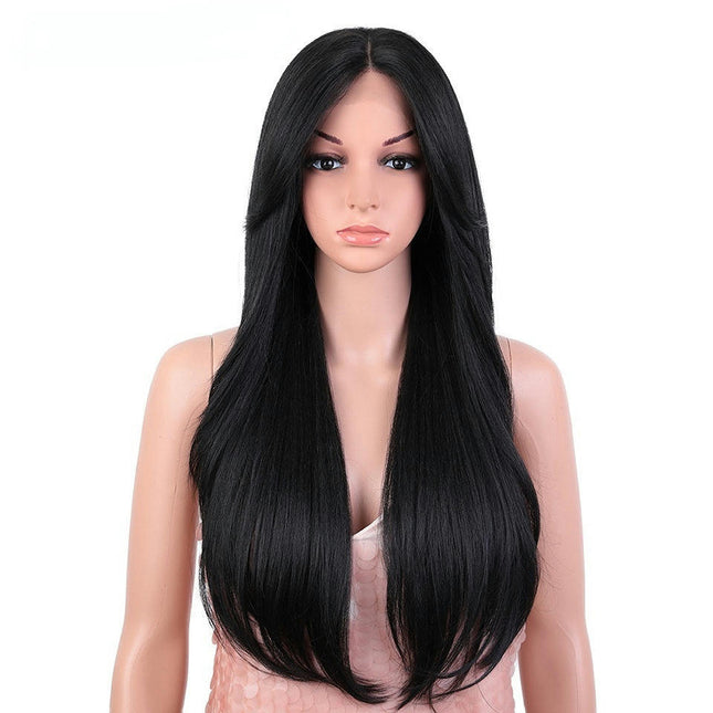 Lace Wigs Long Wig Long Wavy Straight Hair Wig Synthetic Wigs for Women for daily use