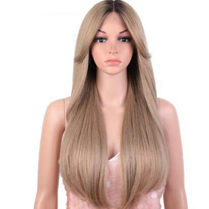 Lace Wigs Long Wig Long Wavy Straight Hair Wig Synthetic Wigs for Women for daily use