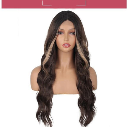 Long Wavy Wig for Women Curly Wavy Wig Natural Synthetic Hair Wavy Wigs for Women Daily