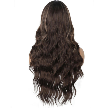 Long Wavy Wig for Women Curly Wavy Wig Natural Synthetic Hair Wavy Wigs for Women Daily