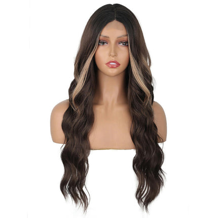 Long Wavy Wig for Women Curly Wavy Wig Natural Synthetic Hair Wavy Wigs for Women Daily