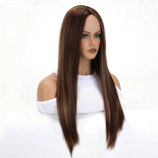 Wigs for Women,Ombre Lace Front Wig Straight Hair Lace Wigs Synthetic Wigs for Daily Use