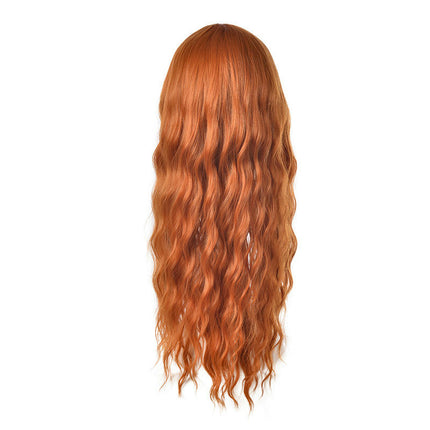 Wavy Wig Long Curly Synthetic Hair Wigs for Women Middle Parting Wigs for Daily Party Cosplay