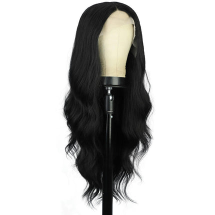 Long Wavy Wig for Women Long Straight Wig Synthetic Lace Wigs Wig for Daily Party