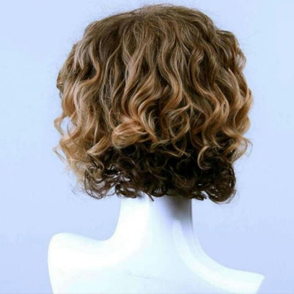 Natural Fluffy Wig for Men Short Curly Wig Men Cosplay Wigs Heat Resistant Halloween Wigs